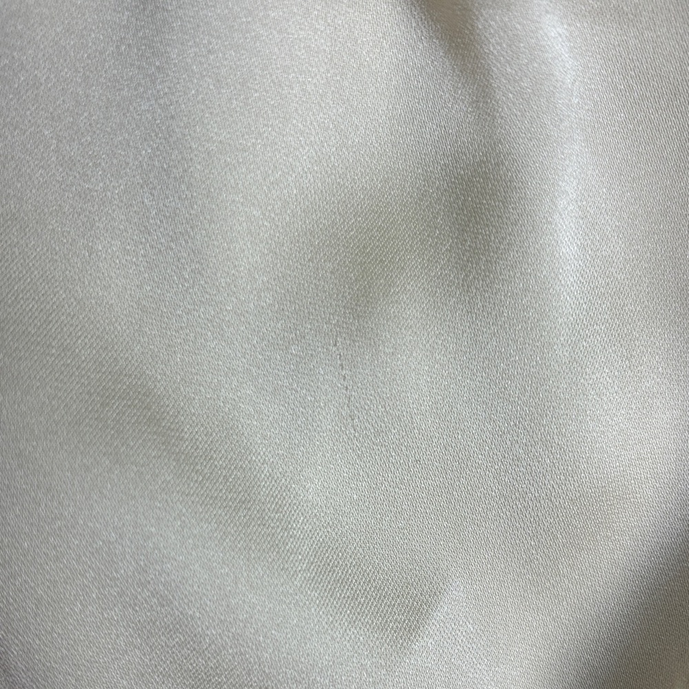 Favorite Daughter Surplice Long Sleeve Satin Bodysuit In Champagne. - Picture 11 of 11